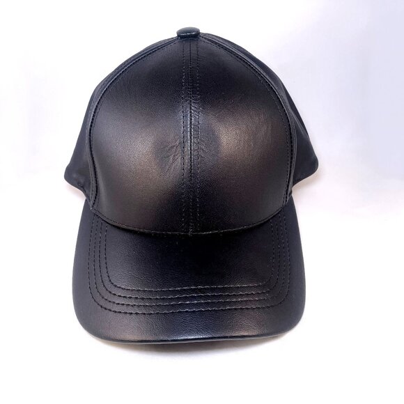 Adjustable Baseball Hat USA Made + Embossed Emstate Winner Caps Genuine Leather - Picture 4 of 16